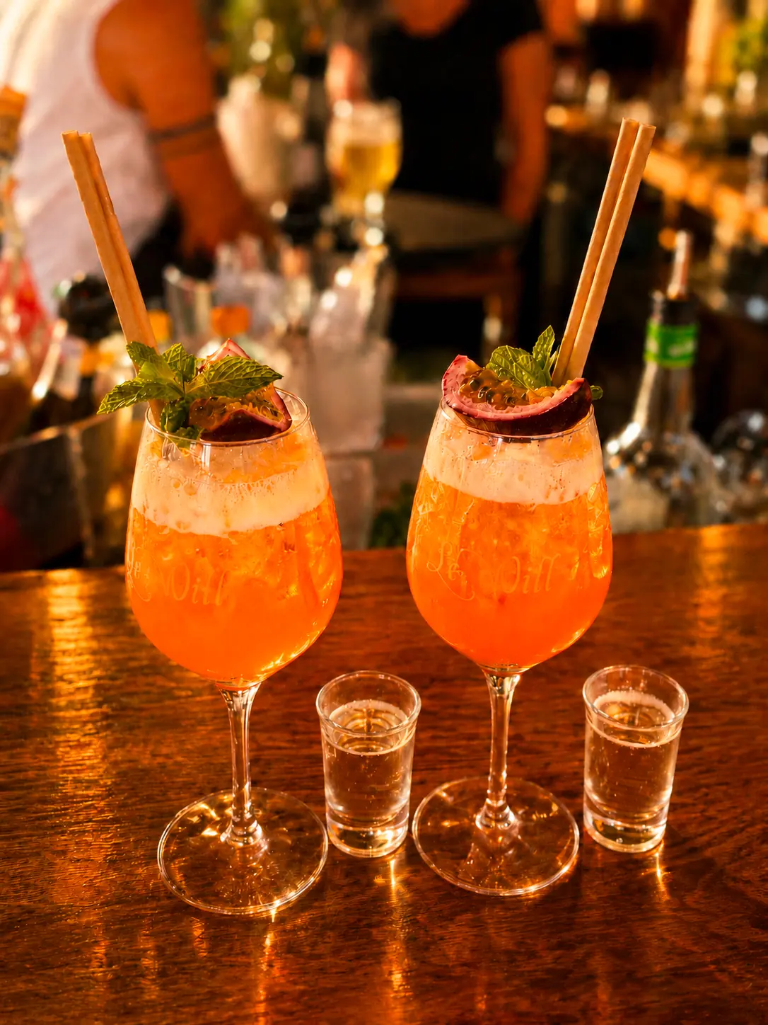 Cocktails à la passion préparés au Will